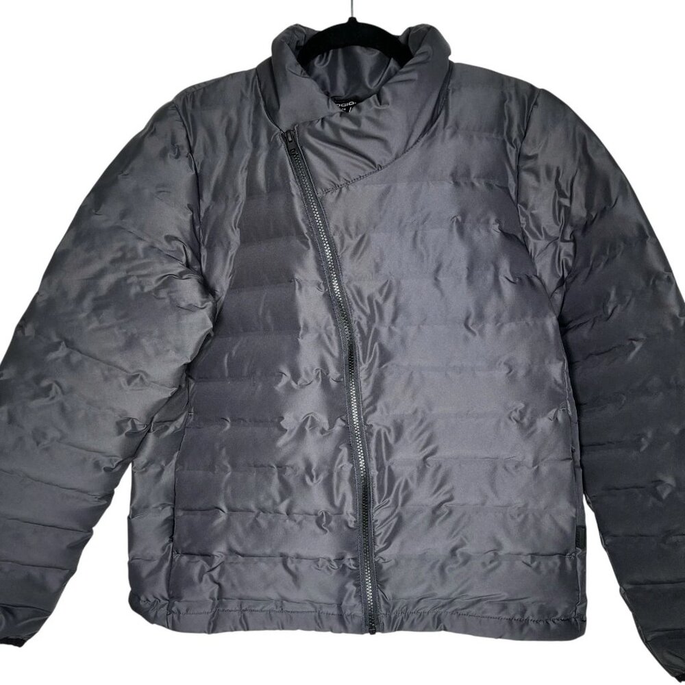 Ogio Womens Gray Street Puffy Down Insulated Full Zip Coat Jacket Size Large - Picture 3 of 14